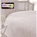 Evrizon Çift Kişilik Dama Desenli Pike. Damalı Otel Pikesi 200 x 230 - Beyaz - PİKE