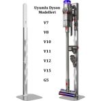 EvRobo Dyson Uyumlu Süpürge Stantı, V7 | V8 | V10 | V11 | V12 | V15 | V16 |Gen5Detect Absolute | V15s Detect Submarine Modelleri ile Tam Uyumlu Dyson Stand, S3 - 1 Adet