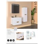Evros Babil 65 cm Boy Dolabı Dahil Banyo Dolabı