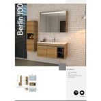 Evros Berlin 100 cm Boy Dolabı Dahil Banyo Dolabı