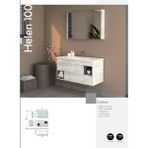 Evros Helen 100 cm Banyo Dolabı