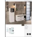 Evros İpek 100 cm Boy Dolabı Dahil Banyo Dolabı