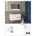 Evros Oslo 100 cm Banyo Dolabı