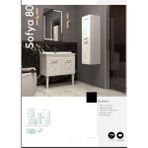 Evros Sofya 80 cm Banyo Dolabı