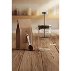 Evsane Paslanmaz Çelik Cam French Press 350 ml - Ölçü Çizgili Filtre Kahve & Bitki Çayı Demliği