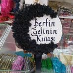 Evsay Gelin Kına Defi Isme Özel Tef Kişiye Özel Tef Zilli Çıngırak Kına Malzemesi - Siyah