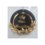 Evsay Kız Evine Hoşgeldiniz Kapı Süsü Kapı Aksesuarı 24 Cm Çap