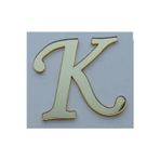 Evsay Yapışkanlı Pleksi Harf Gold K Harfi 4cm Çapında 1 Adet