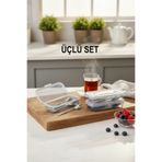 EVSTYLE ÇOK AMAŞLI MİNİ SAKLAMA KUTUSU- ÜÇLÜ SET ( ÇAY KAŞIĞI - BUJİTERİ - KIRTASİYE )