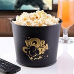 Evstyle Metal Popcorn Kovası - Siyah - 1 lt - Çok Renkli