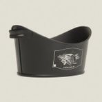 Evstyle Siyah Metal Kayık Ekmeklik