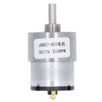 EVTSCAN DC 12V Dişli Motoru, Salon Encoder ile Yüksek, Alüminyum Pirinç Yapısı, Hassas Hız Kontrolü, Robotlar ve Otomasyon için (200rpm)