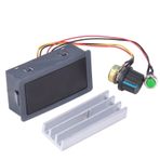 EVTSCAN DC Motor Hız Kontrol Dijital Ekran PWM Kademesiz Hızları Kontrol Anahtarı 0.56 "LED ile