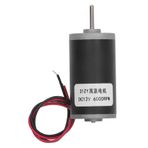 Evtscan geri dönüşümlü motor, 5000rpm yüksek, cw ccw rotasyon, aşınma alüminyum ve pirinç dişli, elektrikli fanlar ısıtıcılar oyuncaklar lambalar için (6000RPM)
