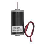Evtscan geri dönüşümlü motor, 5000rpm yüksek, cw ccw rotasyon, aşınma alüminyum ve pirinç dişli, elektrikli fanlar ısıtıcılar oyuncaklar lambalar için (8000RPM)