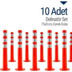 EVX 10`lu Delinatör Set 75 x 8 cm, Esnek Duba - EKO