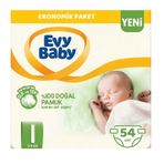 Evy Baby No:1 Yenidoğan 54 Adet Bebek Bezi
