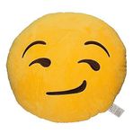Evz Emoji Smiley"surat ifadeleri yastık yumuşak doldurulmuş pelüş yastık 1, Cheesesmile, 32cm