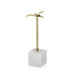 Evza Küp Beyaz Kaideli Uçan Kuş 12 * 7 * 27 Cm
