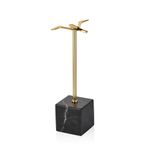 Evza Küp Siyah Kaideli Uçan Kuş 12 * 7 * 27 Cm