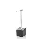 Evza Küp Siyah Kaideli Uçan Kuş Gümüş 12 * 7 * 27 Cm
