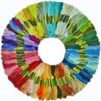 Ewparts 150 renkli nakış ipliği, nakış ipliği seti, 8 metre, 6 örgü, Emboidary Floss nakış seti, nakış ipi, arkadaşlık bileklikleri için nakış ipliği, nakış ipi, bileklik ipi