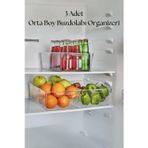 EWS 3 Lü Buzdolabı Organizeri & Buzdolabı Düzenleyici 4,5 lt