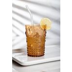 ews Akrilik Bal Tekli Kısa Bardak & Su Meşrubat Kahve Yanı Bardağı 400 ml (Cam Değildir)