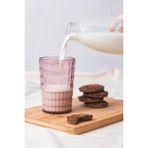 EWS Akrilik Mürdüm Tekli Kısa Bardak & Su Meşrubat Kahve Yanı Bardağı 400 ml ( Cam Değildir )