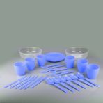 EW's Kitchenware 6 Kişilik Çantalı 32 Parça Piknik Seti