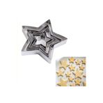 EW's Kitchenware Metal Yıldız 5 Parça Kurabiye Kalıbı