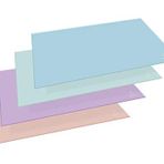 Exacompta 60196DU sümen suluboya, ekstra güçlü kartondan, ofis ve ev ofis için mükemmel, rastgele renk 58,5 x 38,5 x 0,5 cm çalışma masası altlığı, optik ve lazer fare ile uyumlu