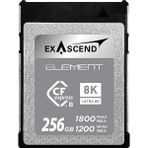 Exascend 256GB Element Series CFexpress Type B Hafıza Kartı 1800 MB/s Okuma 1200 MB/s Yazma Hızı