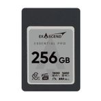 Exascend Essential Pro 256 GB CFExpress 4.0 Tip A Hafıza Kartı 1650 MB/s Yazma 1800 MB/s Okuma VPG400 8K Ultra HD Video CF Kartı Sürdürülebilir Yazma 850 MB/s Sony Alpha & ile Uyumlu