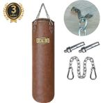 Excalibur Klasik Boks Torbası 120 x 35 cm Kahve