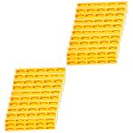 EXCEART 2 Set Ok Etiketi İşaretleri Duvar Veya Zemin Çıkartmaları 20 Adet * 2 Için Kolay Soyun Ve Yapışın