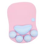 EXCEART Ergonomik Bilgisayar Faresi Bilek Pedi Çok İşlevli Reçine Polyester -skid Oyuncu Faresi Pedi Masa Aksesuarı