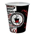 Excodi Cup - [ AYGÜN CUP ] 7 oz Karton Bardak - 180 ml - 200 Adet Kaliteli Otomat Bardağı , Sızdırmaz (kırmızı)