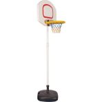 Exectus Ayarlanabilir Çocuk Basketbol Potası - Taşınabilir ve Güvenli Spor Seti (117-220 cm) - Beyaz