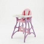 Exectus Konforlu ve Emniyet Kemerli Bebek Mama Sandalyesi 6+ Ay Ev ve Restoran Tipi - Pembe
