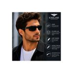 EXELİNE COL 124 Yeni Seri Polarize Erkek Güneş Gözlüğü-Kırılmaz Çerçeve-Polarize-UV400-Anti Refle 3lü Koruma