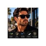 EXELİNE COL 143 Yeni Premium Seri Polarize Erkek Güneş Gözlüğü-Polarize-UV400-Anti Refle 3lü Koruma 60*15*13