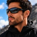 Exeline Col 156 Yeni Premium Spor Seri Polarize Erkek Güneş GÖZLÜĞÜ-POLARIZE-UV400-ANTI Refle 3lü Koruma 62*15*140 Ekartman - Siyah
