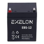 Exelon 12V 5 Ah Akü Kuru Tip (91*70*102) (1,33 Kg) Vrla Battery