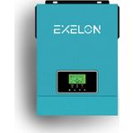 Exelon 24 V Volt 3000 W Watt 3 Kw Mppt Tam Sinus Akıllı İnverter 220 Volt Çevirici İnvertör