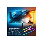 Exem Shop Bilgisayar Ambilight Işığı Görüntüye Duyarlı Ambilight LED 31.5-32 İnç Uyumlu