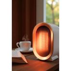 Exenar 1200W Mini Elektrikli Isıtıcı Fan 2 Kademeli Masaüstü Üflemeli Fanlı Isıtıcı Güvenli Emniyet Sistemi