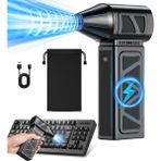 Exenar 4 Kademe Süper Güçlü Üfleyici Şarjlı Hava Kompresörü 130000 Rpm Çok Fonksiyonlu Turbo Fan 4000 Mah