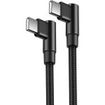 Exenar Apple iPad Air 13 Inç M2 M4 Apple iPad Air 4 - 5 Nesil Uyumlu Şarj Kablosu Uzun 3 Metre Type C To Type C Hızlı Şarj - renk - Siyah