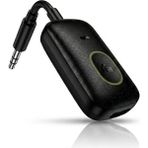 Exenar Aux Bluetooth Ses Adaptörü Iki Yönlü Rx/tx Alıcı Verici Araç Tv Televizyon Pc Bilgisayar 3.5mm Jack - Siyah